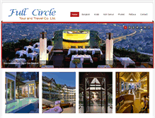 Tablet Screenshot of fullcircletourandtravel.com